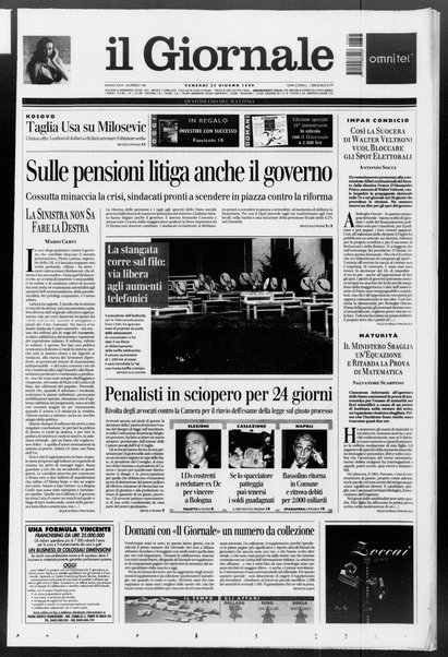 Il giornale : quotidiano del mattino